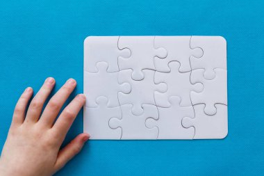 soyut puzzle arka plan parça eksik