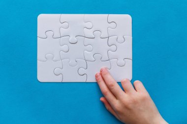 soyut puzzle arka plan parça eksik