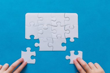 soyut puzzle arka plan parça eksik