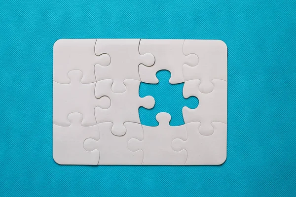 Puzzle mit fehlendem Teil — Stockfoto