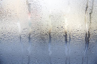 Yağmur veya su pencere gözlük damla