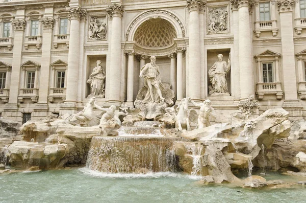 Fontänen Trevi Rom Italien — Stockfoto