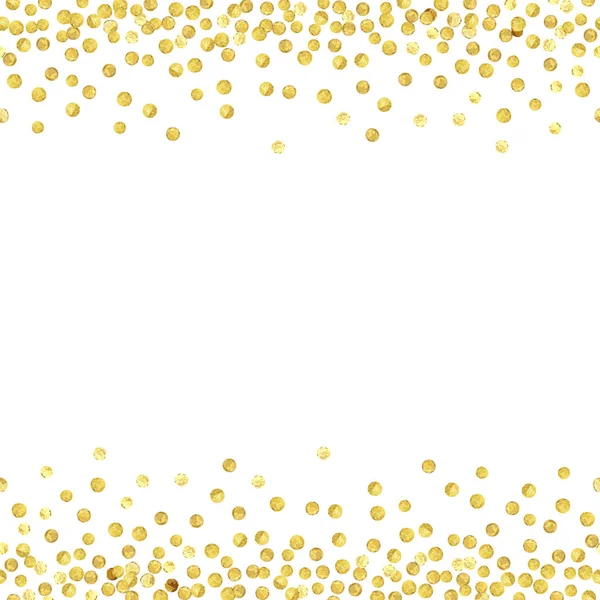 Gold line dot — Stock Vector