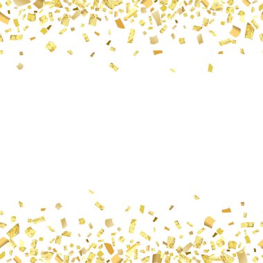 Konfeti altın dikiş