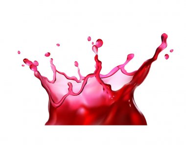 Splash şarap gerçekçi