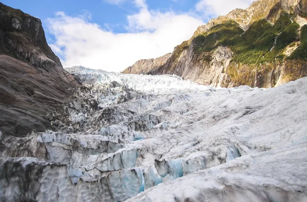 Ледник Фокс, южный остров Новой Зеландии — стоковое фото