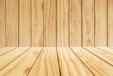 Ürün yerleştirme için boş ahşap tablo ipucu