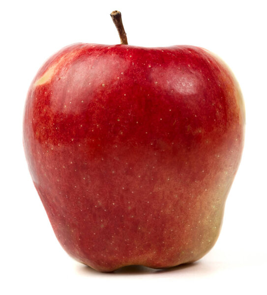 red apple isolated on white background. 