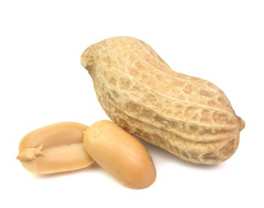 Fıstık izole üzerinde beyaz arka plan snack