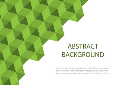 vektör arka plan ile sunum kavramı için örnek metin.