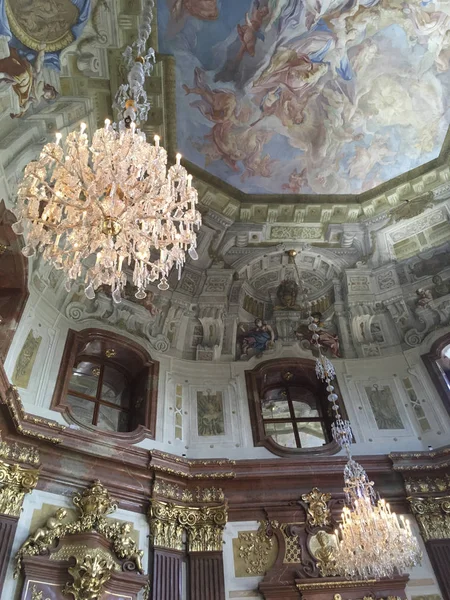 Belvedere Sarayı iç, Viyana alttan görünüm