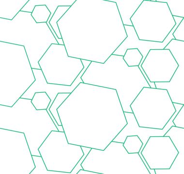 Soyut bilmece. Geometri yeşil