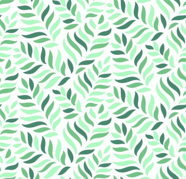 Çiçek sorunsuz vektör desen. Dokunarak damla şekil doku. Trendy yaprakları arka plan