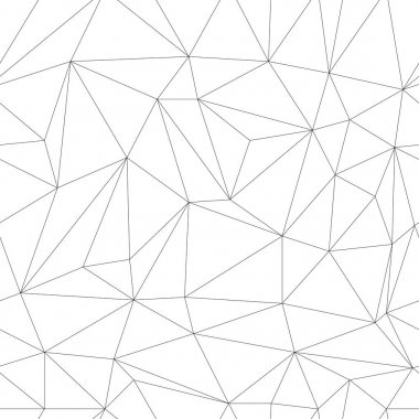 Modern sorunsuz vektör desen. Üçgenin kılavuz ile birleşme noktası. Geometrik düzensiz doku. Trendy tek renkli arka plan