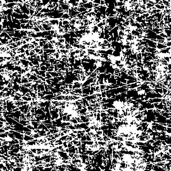 Scratch Texture Grunge Modèle Vecteur Dirty Sans Couture Contexte Monochrome — Image vectorielle