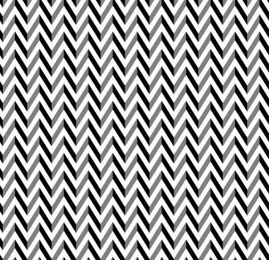 Zig Zag sorunsuz vektör desen. Balıksırtı doku. Paralel şeritli çizgi arka plan