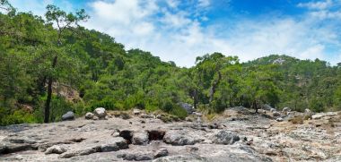 Doğalgaz eart yüzeyinde yanan alev