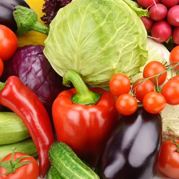 Fondo brillante de verduras del sistema . — Foto de Stock