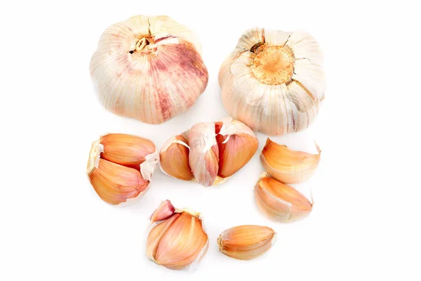 Garlic isolated on white background. — Stock Photo, Image