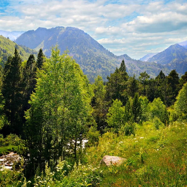 Amazing Mountain Landscape Natural Outdoor Travel Background — Stock Photo, Image