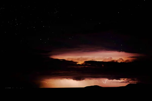 Rayo y estrellas — Foto de Stock