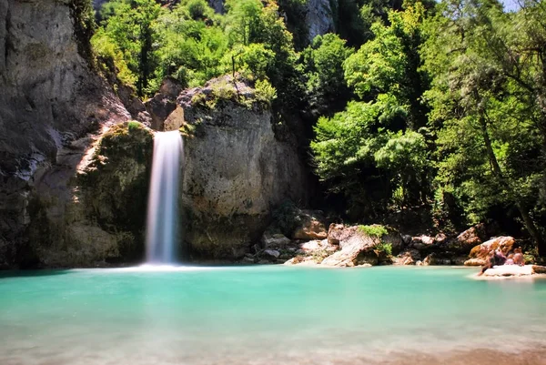 Türkiye Den Şelale Açık Hava Fotoğrafçılığı — Stok fotoğraf