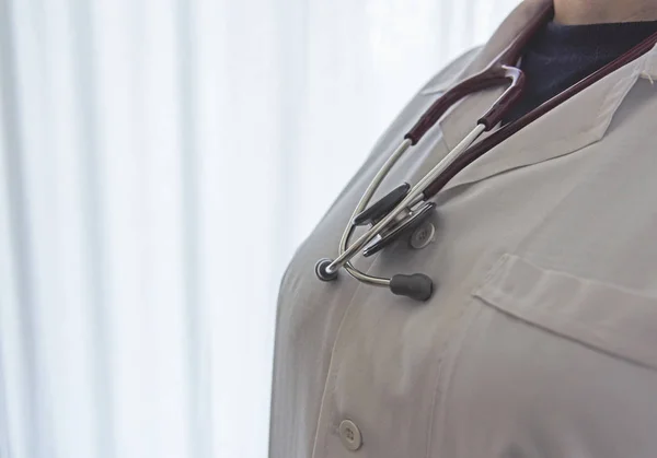 Medical doctor woman with stethoscope