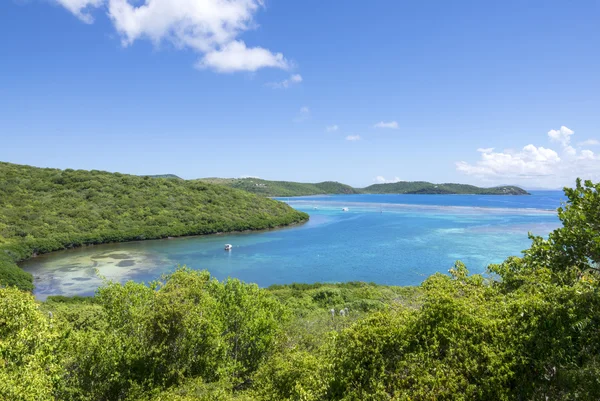 Veilige Caribische baai in Isla Culebra — Stockfoto