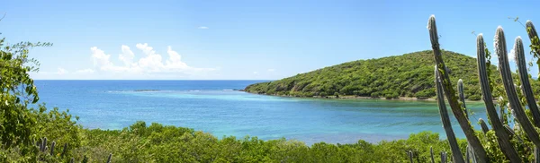 Panoramisch Caribische eiland paradijs — Stockfoto
