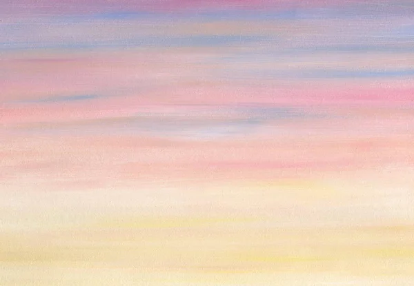 Sea sky evening gradient colors. Oil painting
