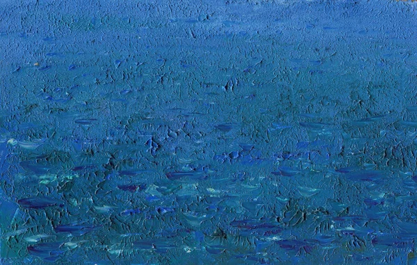 油絵背景。水の波 — ストック写真