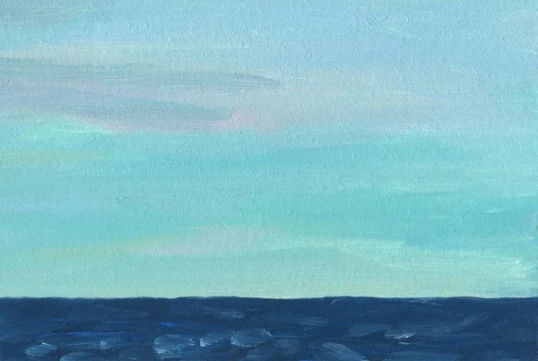 Művészi háttér. Seascape. Skyline. — Stock Fotó