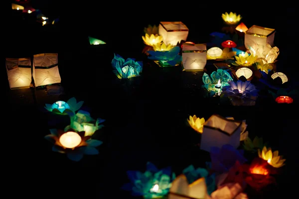 Festival de velas flutuantes — Fotografia de Stock