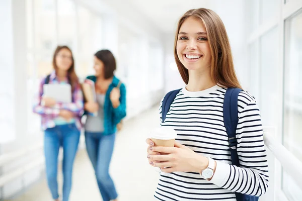 Studenten mögen Kaffee — Stockfoto