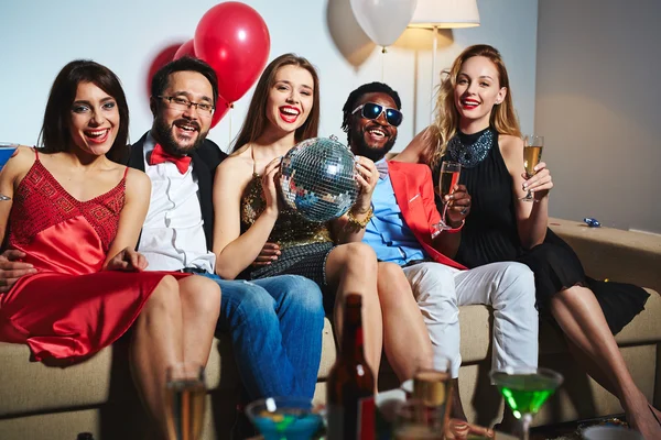 Happy people at party — Stock Photo, Image