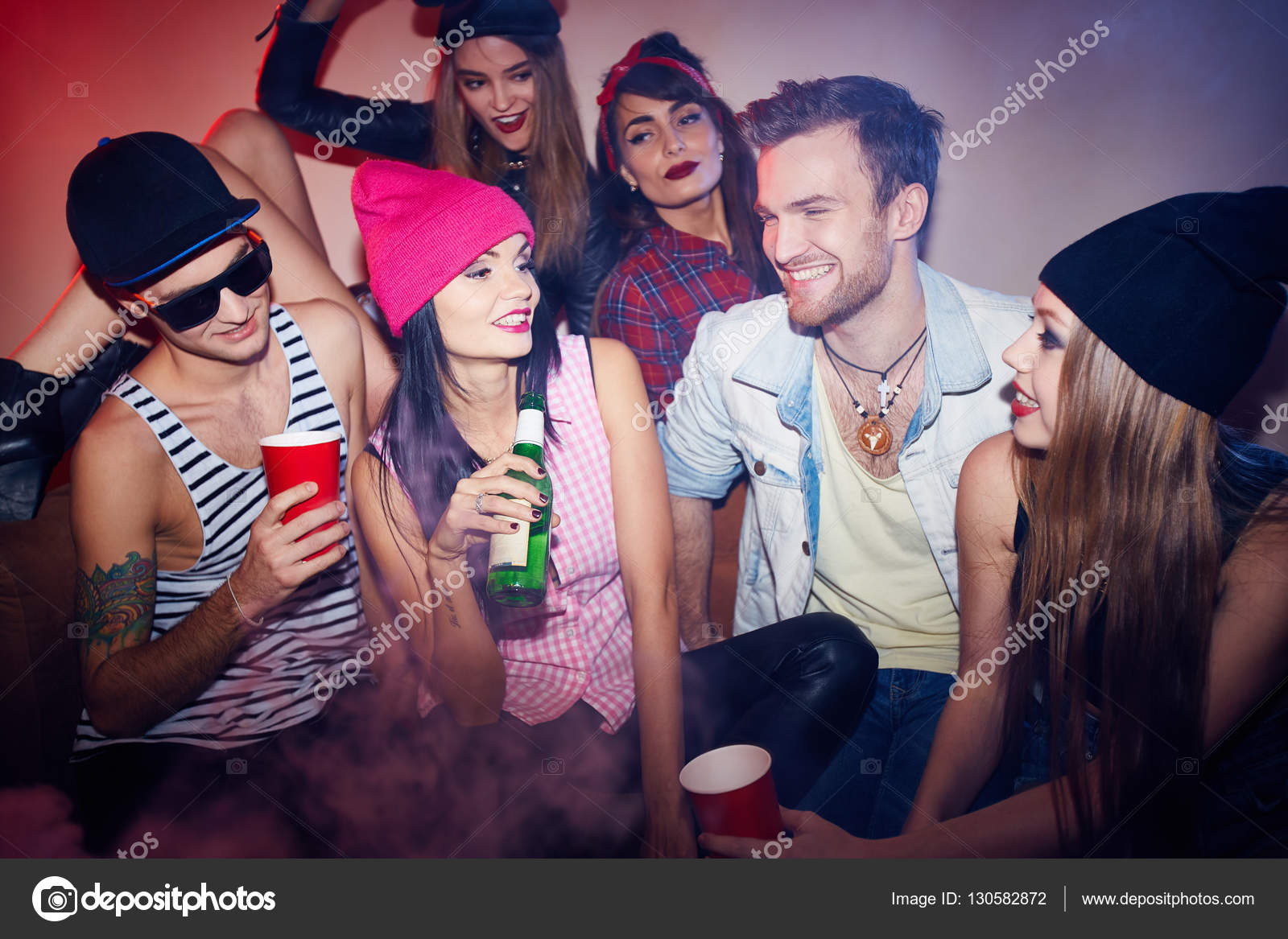 Raging swag party — Stock Photo © pressmaster 130582872
