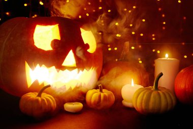 Cadılar Bayramı Balkabağı duman  