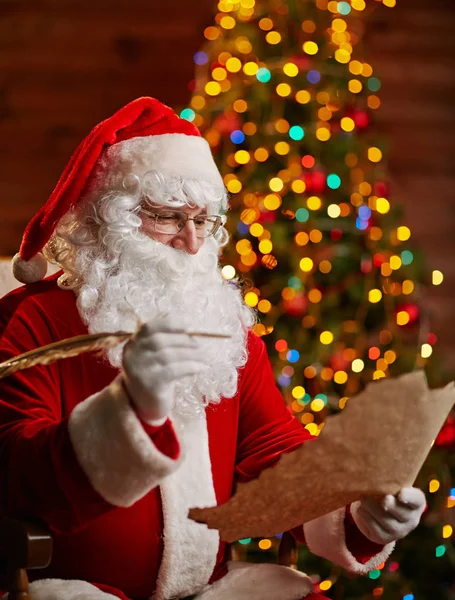 Sabta Claus writing — Stock Photo, Image