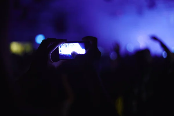 Public lors d'un événement musical — Photo