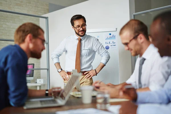 Business seminar in process — Stock Photo, Image