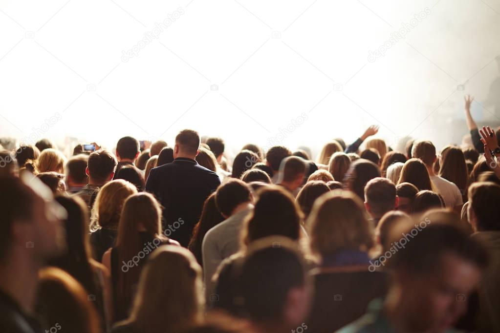 audience at musical event