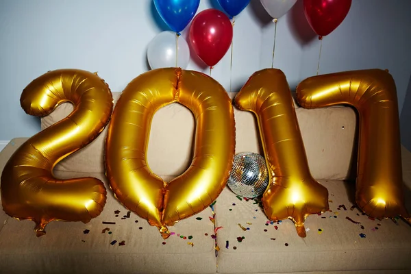 2017 balonów — Zdjęcie stockowe