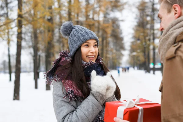 Ciuple celebrating christmas — Stock Photo, Image