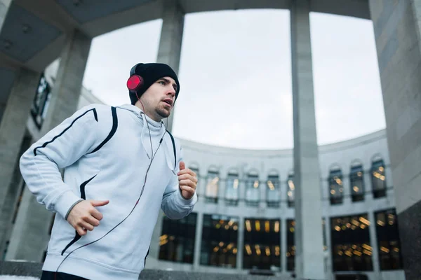 Läufer beim Lauftraining — Stockfoto