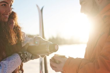 çay içme kayakçı