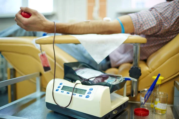 Equipment for donating blood — Stock Photo, Image