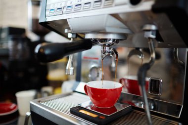 Taze espresso kahve Kupası