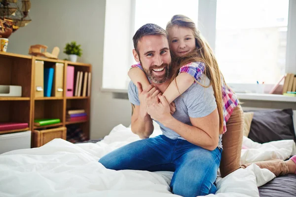 Familjen umgås — Stockfoto