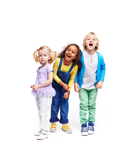 Unruly multiethnic Children — Stock Photo, Image