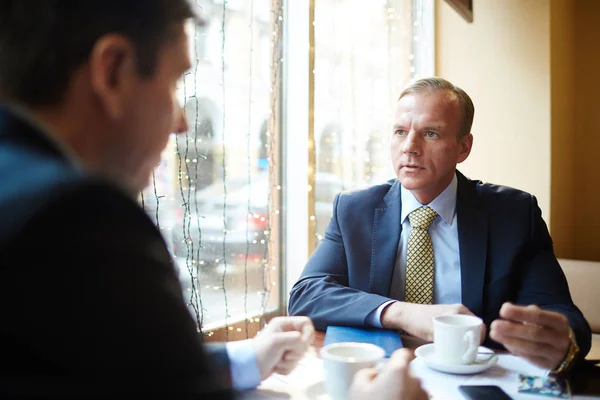 Business men on meeting — Stock Photo, Image